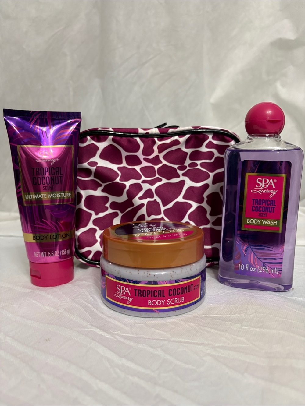 Spa Luxury Tropical Coconut Body Care Set